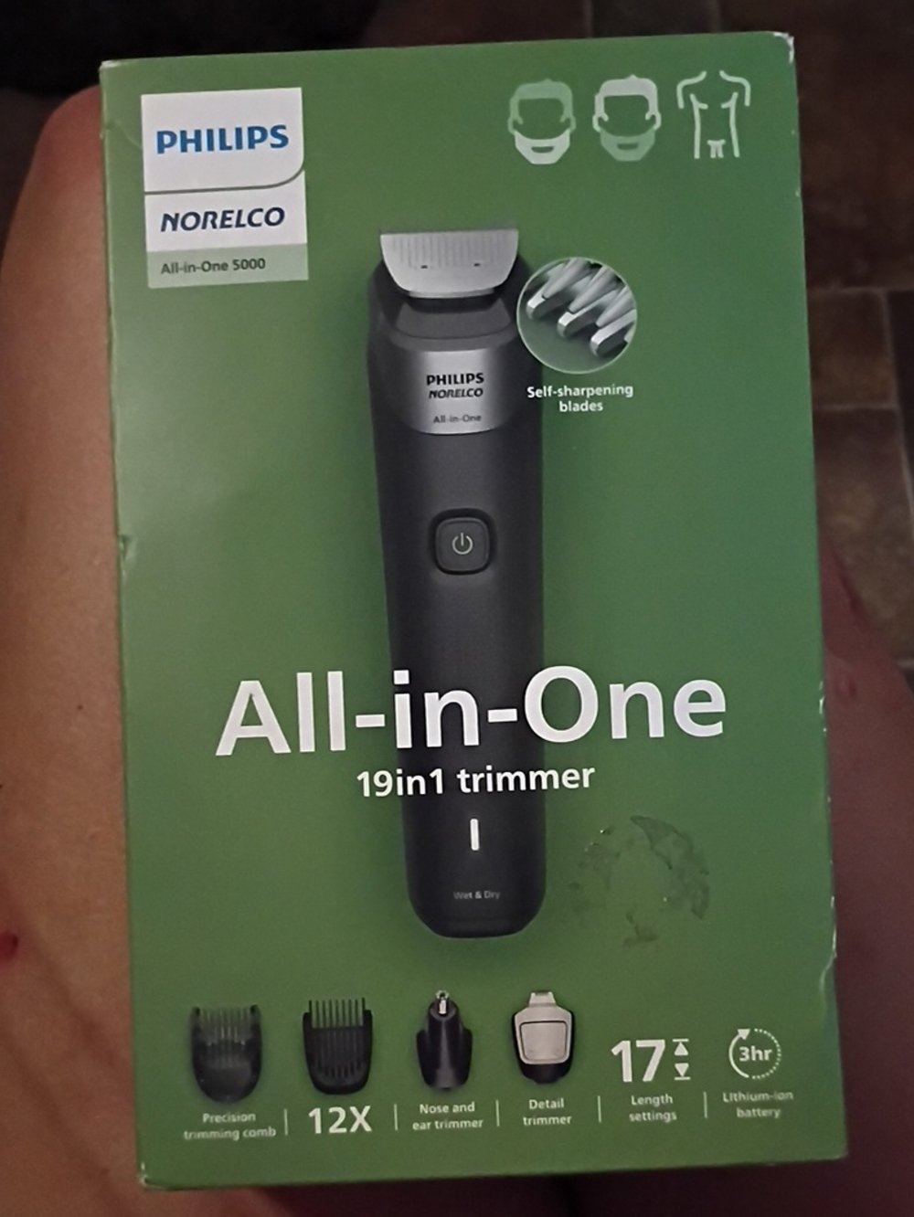 Philips-Norelco All-in-One 5000 19in1 Men's (Head/Face/Body) Trimmers Set (NIB)